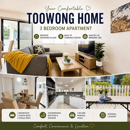 Prime Toowong 3br - Walk To Shops And Transport Apartment Brisbane