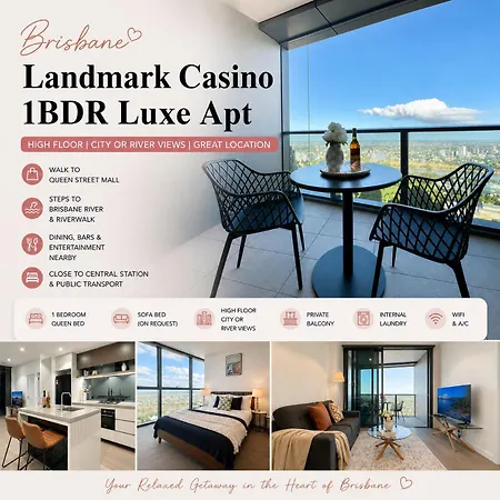 Landmark Casino 1bdr Luxe Apartment Brisbane