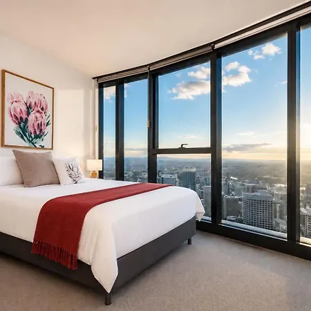 Lvl 59 Skytower Amazing Views Cbd Wifi Carpark By Stylish * Brisbane