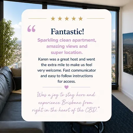 Lvl 59 Skytower Amazing Views Cbd Wifi Carpark By Stylish Brisbane