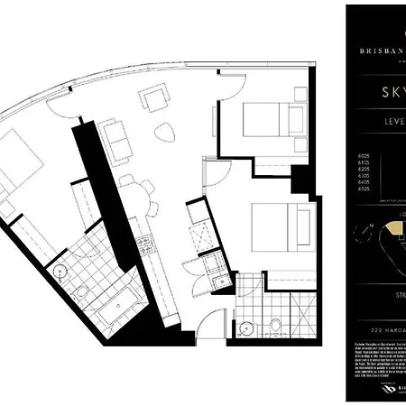 Brisbane's Highest Rated 3 Bedroom Luxury -above 60th Floor- Incredible Views In Skytower, Brisbane's Tallest Building -complimentary Wifi, Drinks, Snacks & Streaming Access Apartment Brisbane