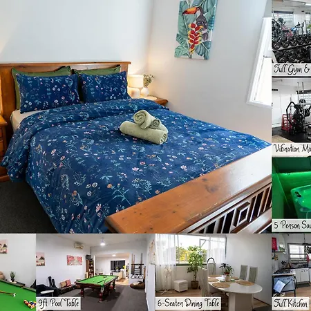 Hot Tub, Ice Bath, Gym, Sauna, Pool Table Coorparoo Haven Homestay