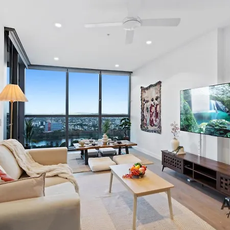 Tokyo Calm Elegant Cbd Escape At Queen's Wharf Apartment *