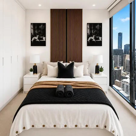 Skytower Level 53 Free Parking Sleeps 5 Cbd *
