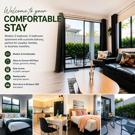 Cannon Hill 2br Retreat With Patio & Parking