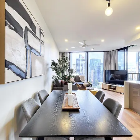 Lux 20th Floor 2br 2bath, Infinity Pool, Gym, Wifi Brisbane