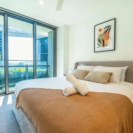 Queens Wharf Charm W/ Balcony Views - Lv 15 - Apartment Brisbane