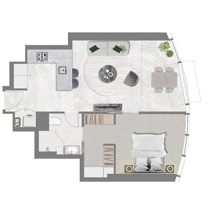 Apartment Luxury Casino Skyrise Haven 1bdr