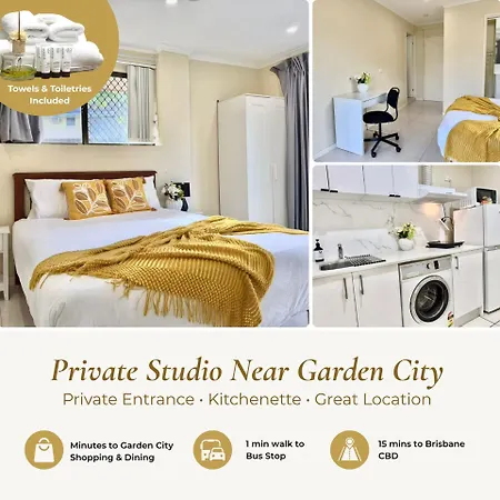 The Cozy Corner Private Near Garden * Brisbane