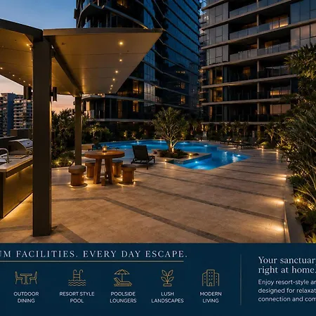 Apartment Luna On The River - Riverview 3 Bed @southbank - Brisbane