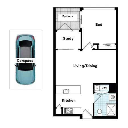 King Bed, Views, Car Park & Perfect Location!