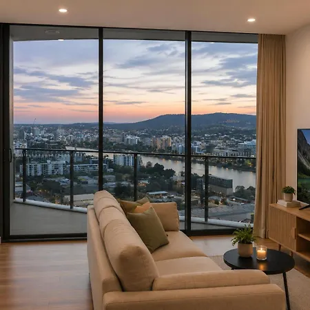 Luna On The River - Riverview 3 Bed @southbank - Apartment Brisbane