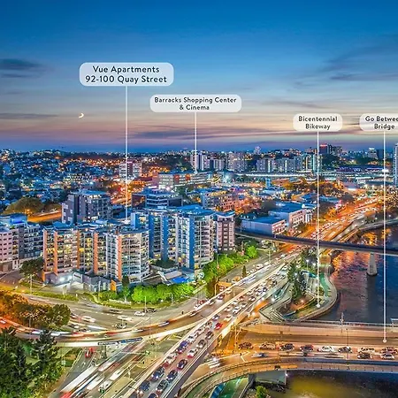 Apartment Spacious Riverside 2br Cbd Parking Pool & Gym Brisbane