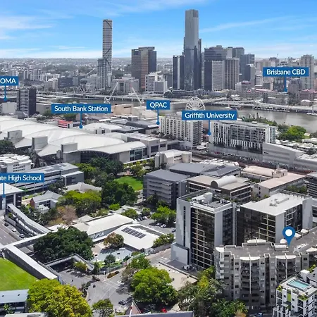 Apartment South Bank With Pool, Hot Tub & Parking Brisbane