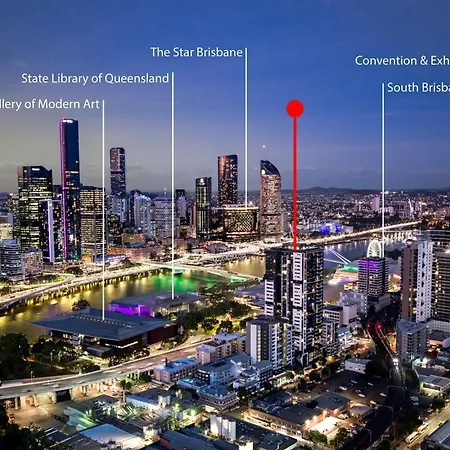 Panoramic Skyline - Walk To South Bank Apartment *