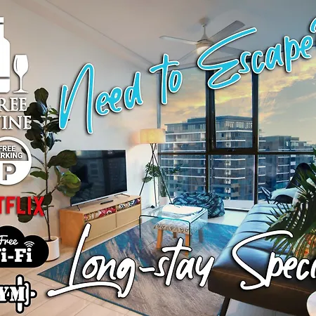 2br Night Life -pool -2car Parking-rooftop-intercom