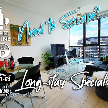 2br Night Life -pool-parking-rooftop-intercom Brisbane
