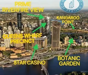 Iconic 1br River Views Sky Deck & Casino Living Apartment Brisbane