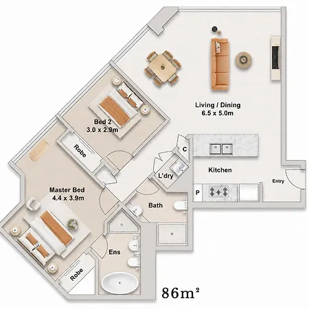 Apartment Ryeva With Free Parking, Pool, Sauna, Gym & River Views *