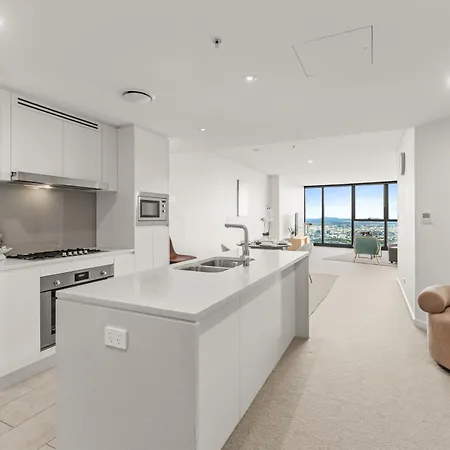 Skyline View High Floor 2br With Sofa Bed And Free Parking * Brisbane
