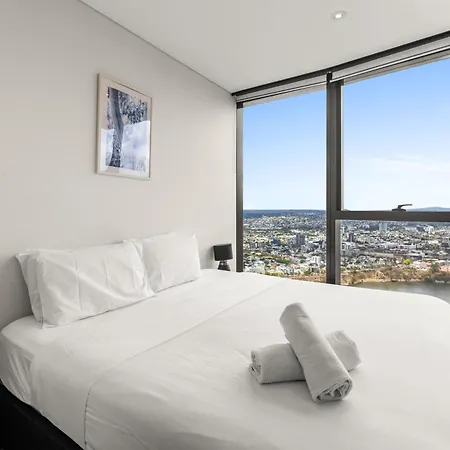 Skyline View High Floor 2br With Sofa Bed And Free Parking * Brisbane
