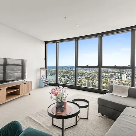 Apartment Skyline View High Floor 2br With Sofa Bed And Free Parking Brisbane