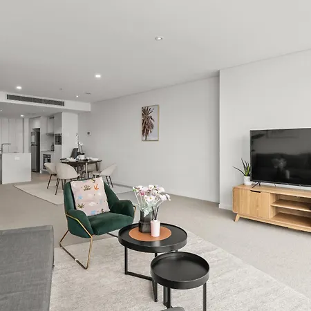 Skyline View High Floor 2br With Sofa Bed And Free Parking Brisbane