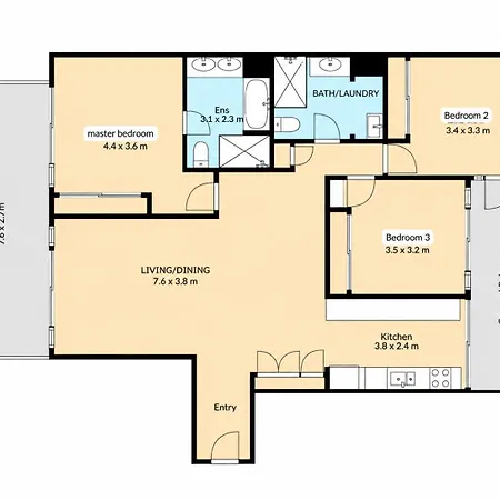 3br Retreat At South Bank Near The Beach! Apartment