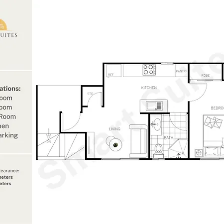 Smart Self Check-in - W Freney Apartment