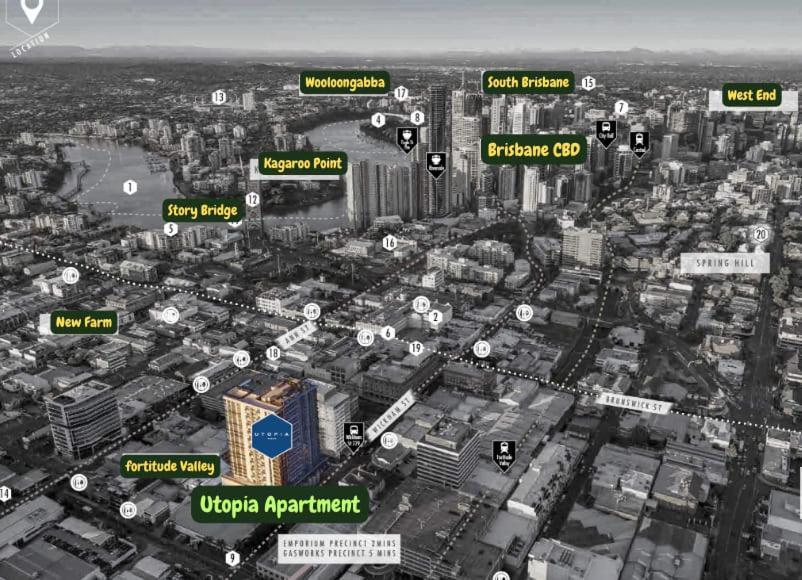 Valley Centre Stylish Boutique 2b W Pool Apartment Brisbane