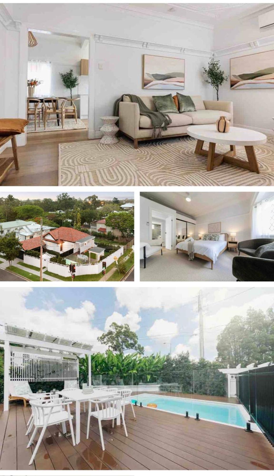 Urban Getaway Bardon Luxe 3 Bed 2 Bath And Pool Holiday home *