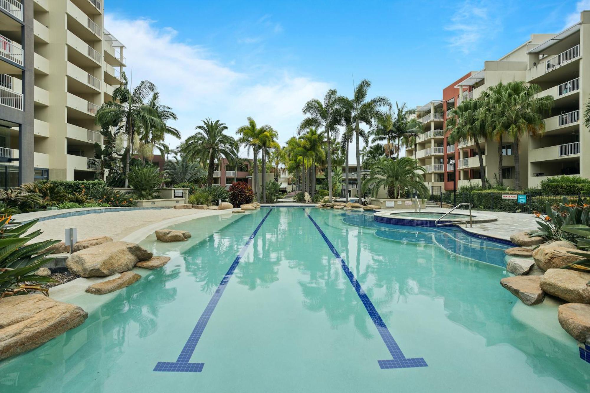 Coastal With Pool View Apartment