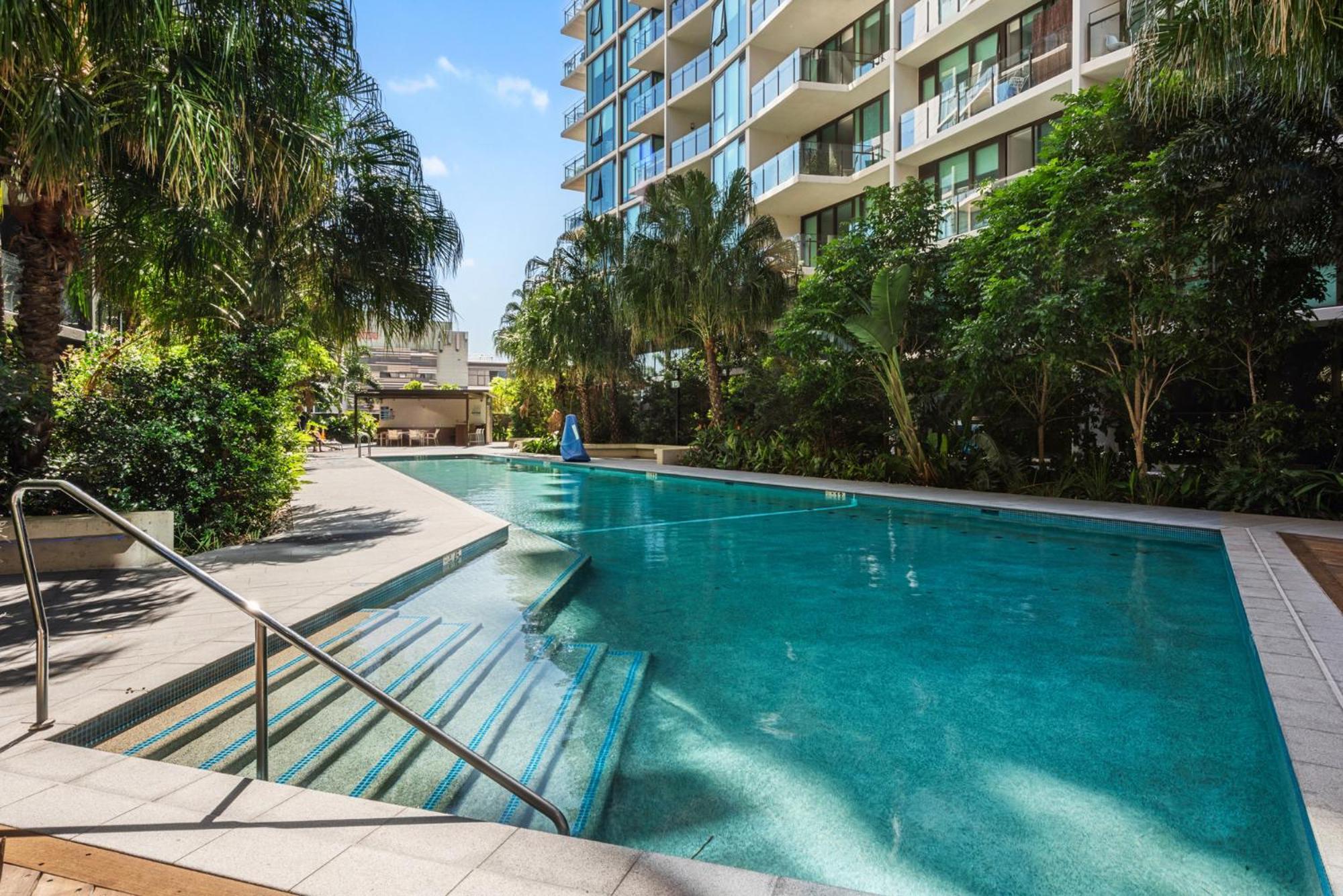 Apartment Cityscape 2-bed With Pool, Gym & Secure Parking Brisbane