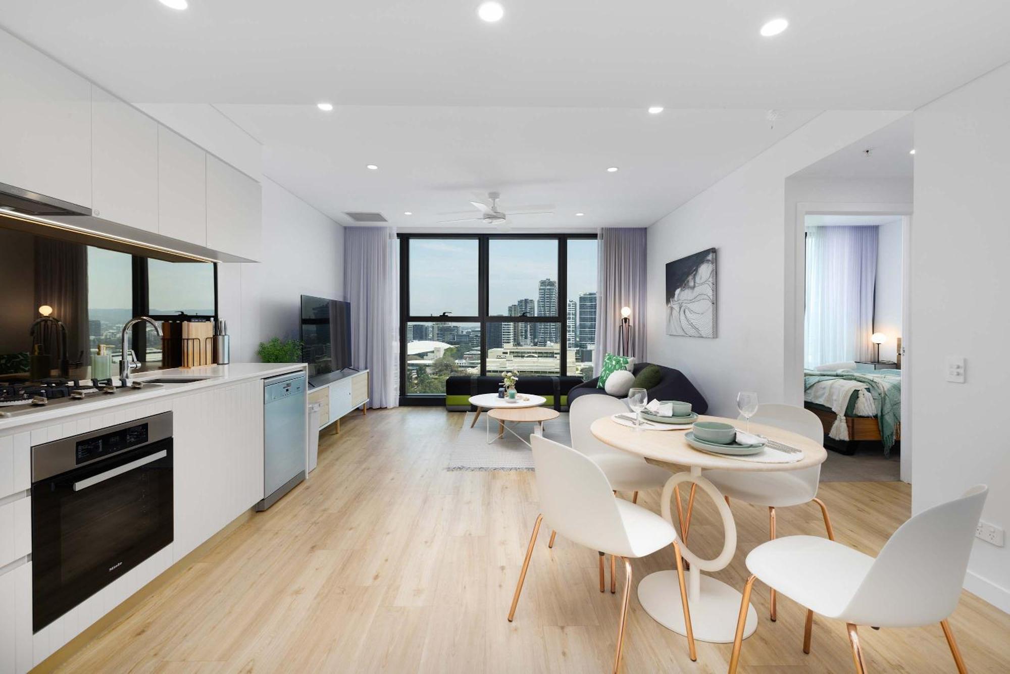 Apartment Luxury 1br In River Firework View *