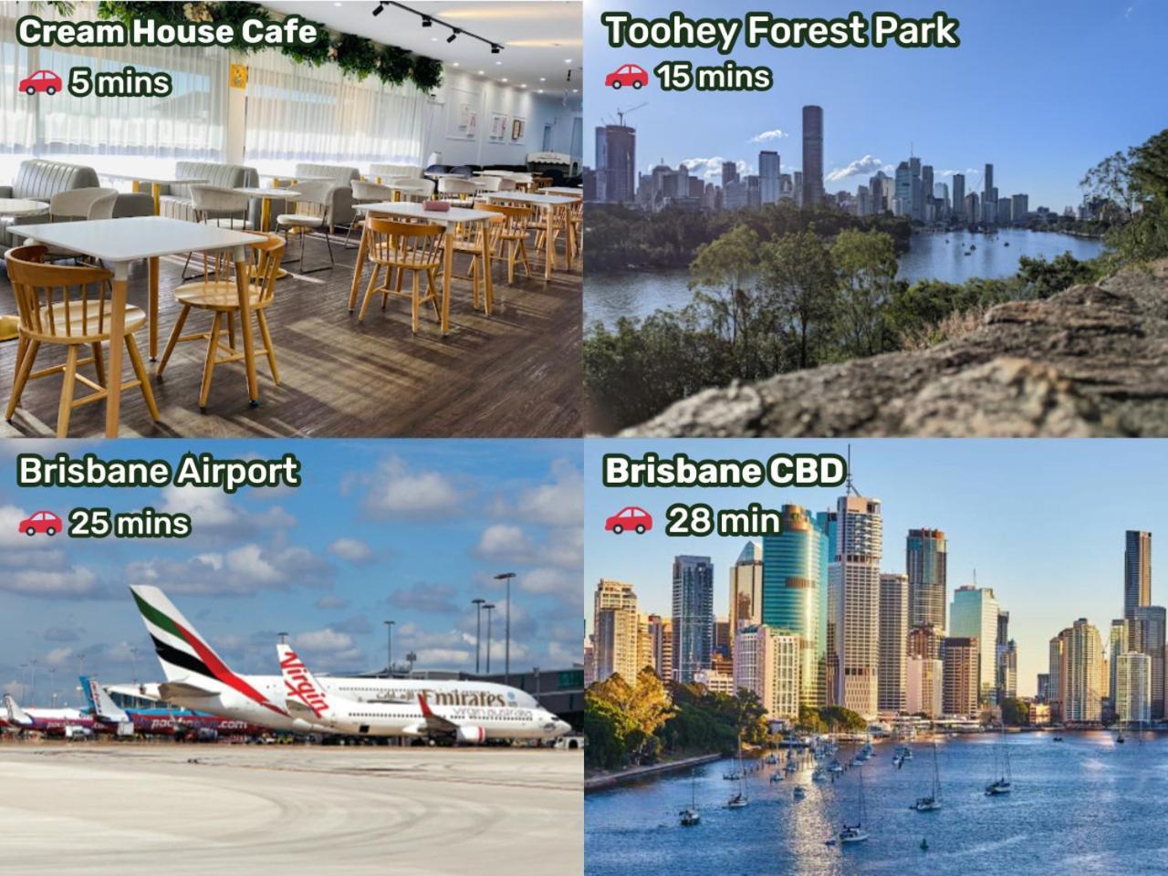 Affordable Convenient 4beds With Ducted Ac Holiday home Brisbane