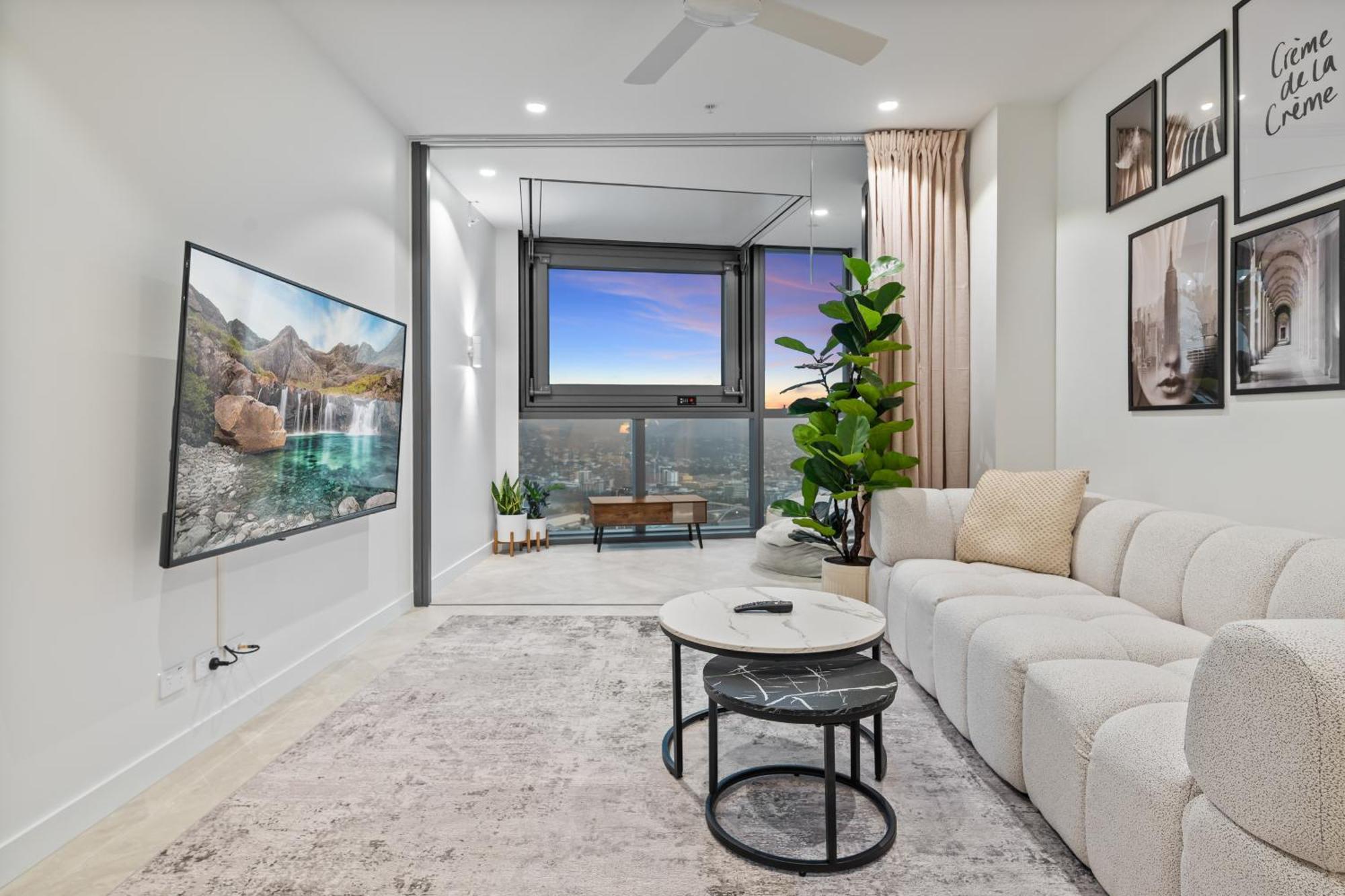Apartment Sky Living & River Views In Queens Wharf Residences Brisbane