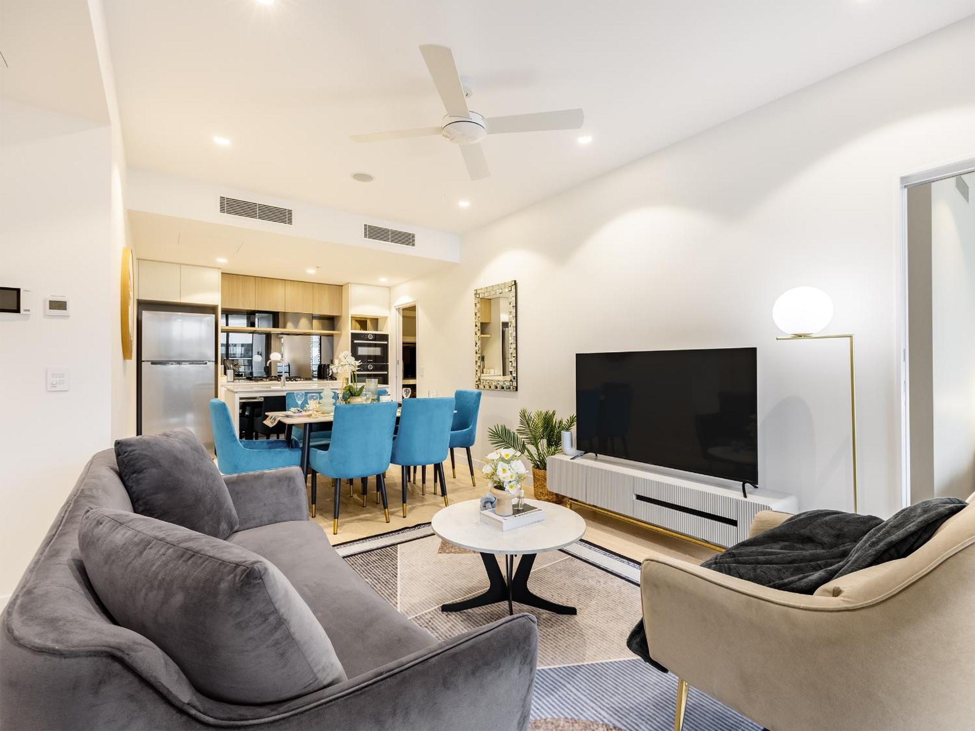 Apartment Sky Living & River Views In Queens Wharf Residences Brisbane
