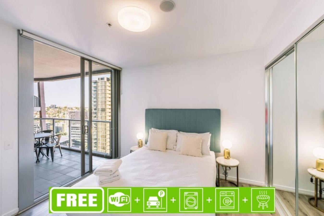 Tranquil 2br Between Art And Sky Apartment Brisbane