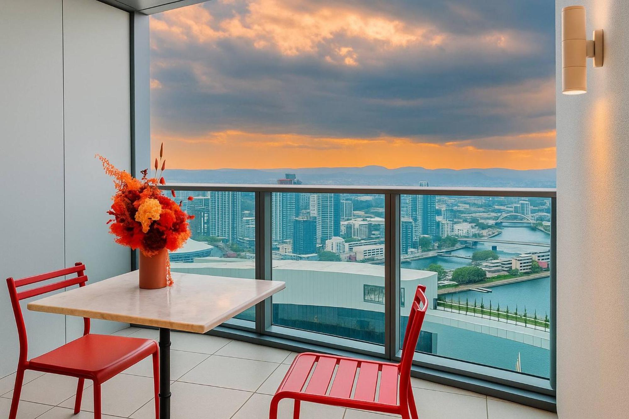 2bedroom Gleaming Riverfront - View Free Carpark Apartment Brisbane