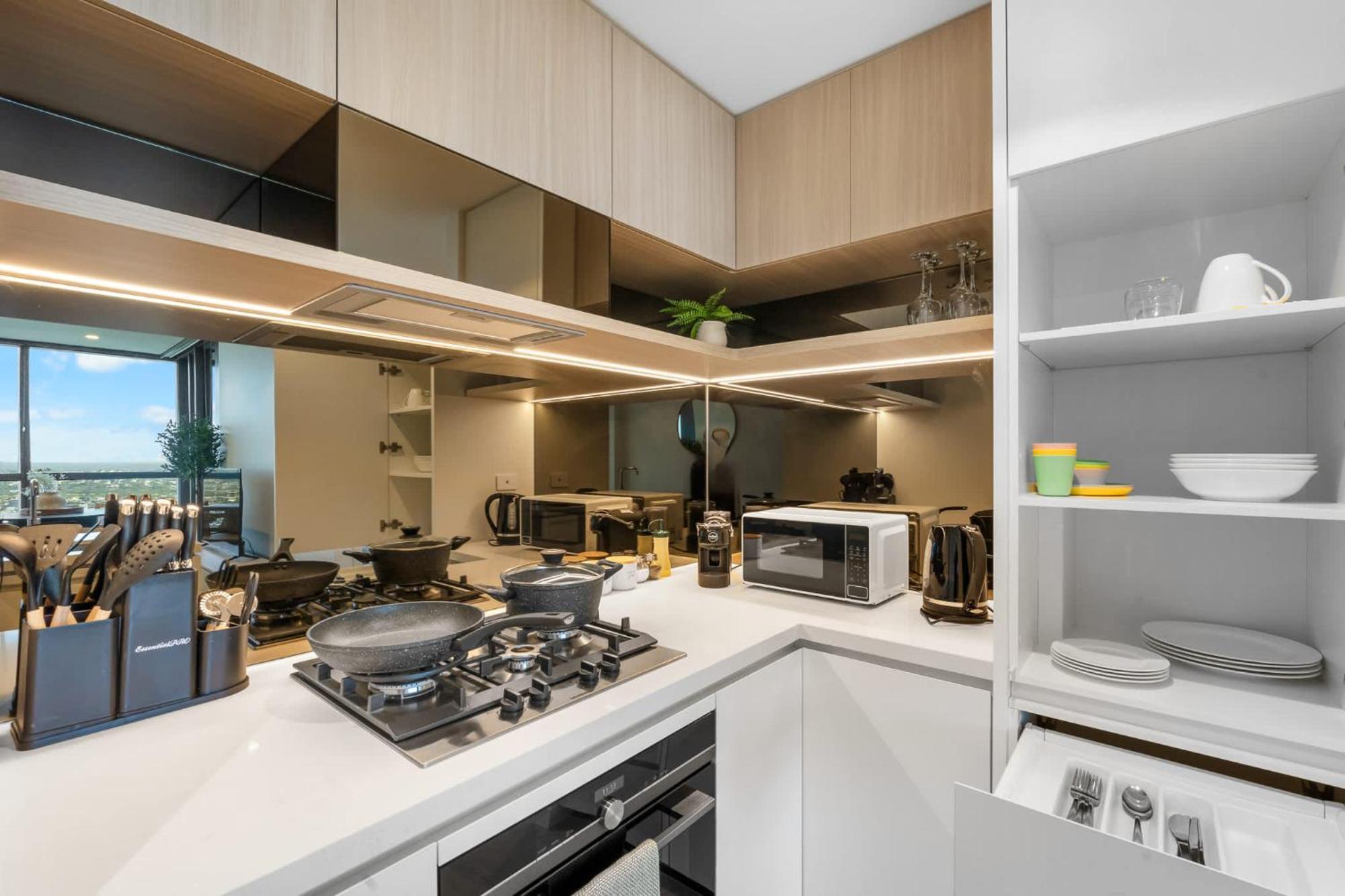 The Kaze - 37f Brand New Riverview 1br With Sofa Bed At Queens Wharf With Pool And Gym Apartment Brisbane