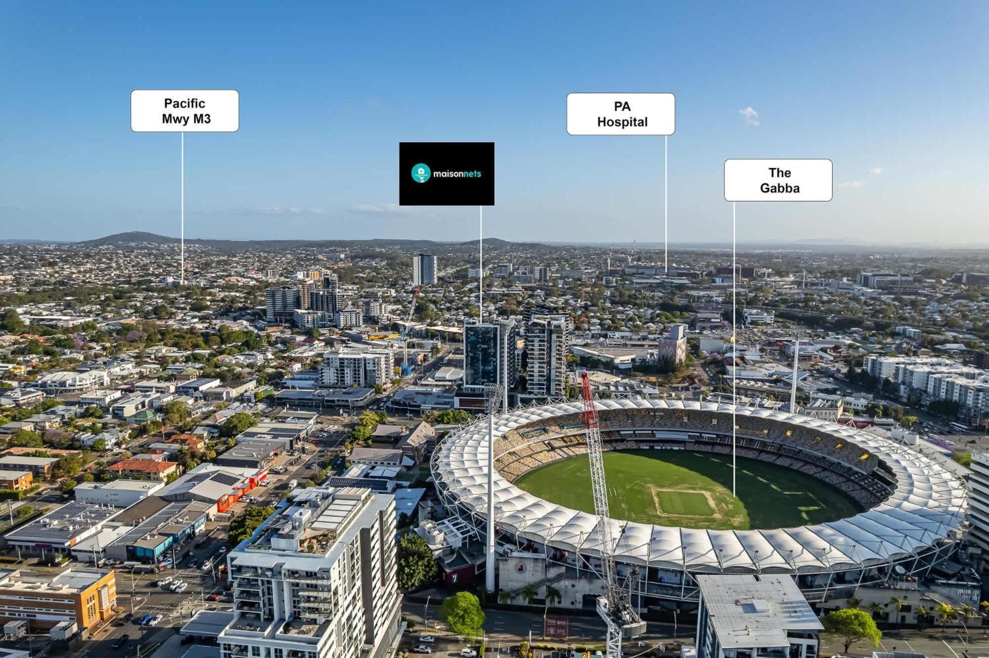 Apartment Sky-high Luxury Over The Gabba Views Pool *