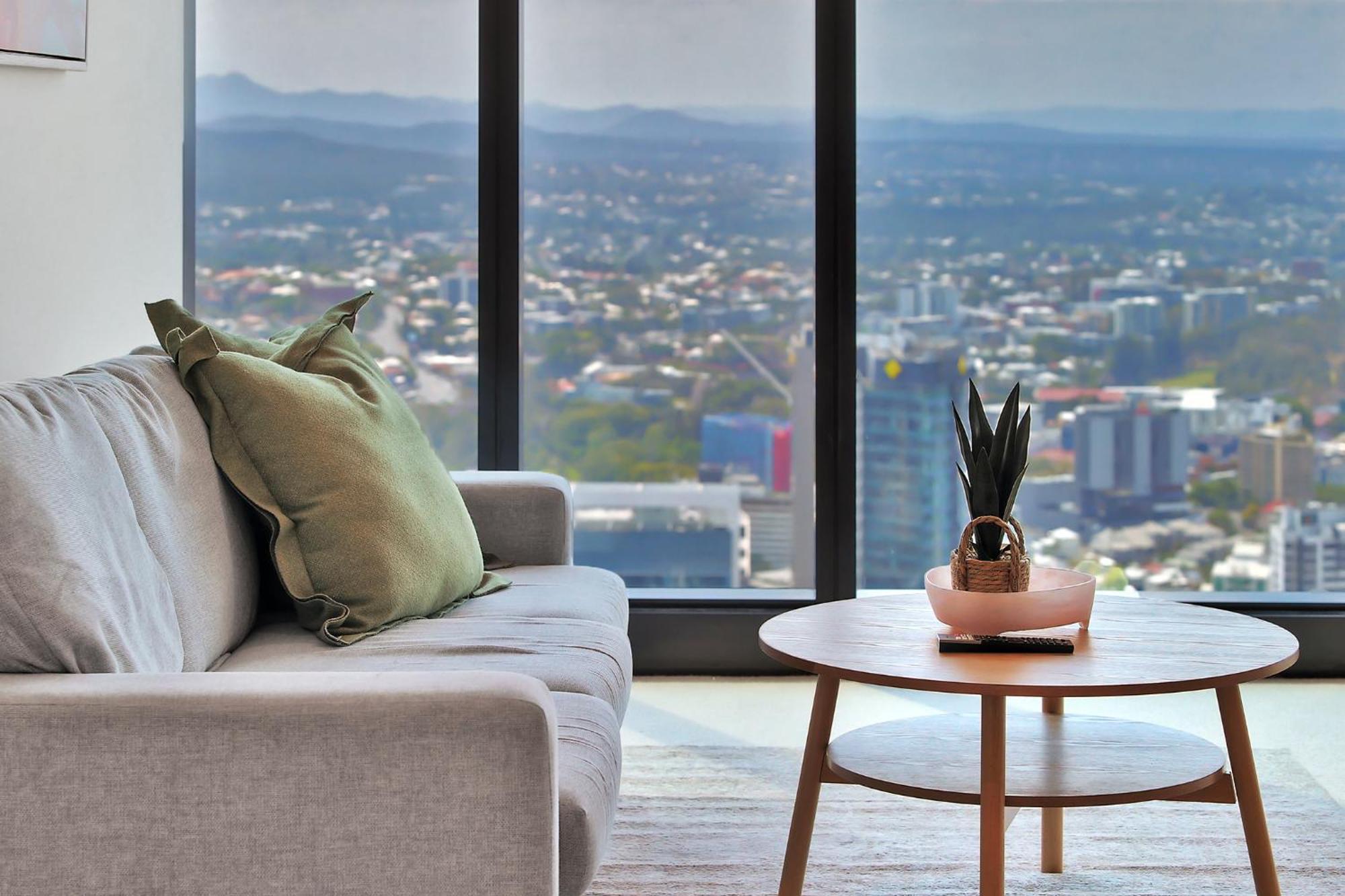 Panoramic 3-bedroom Skyscape With Free Parking Brisbane