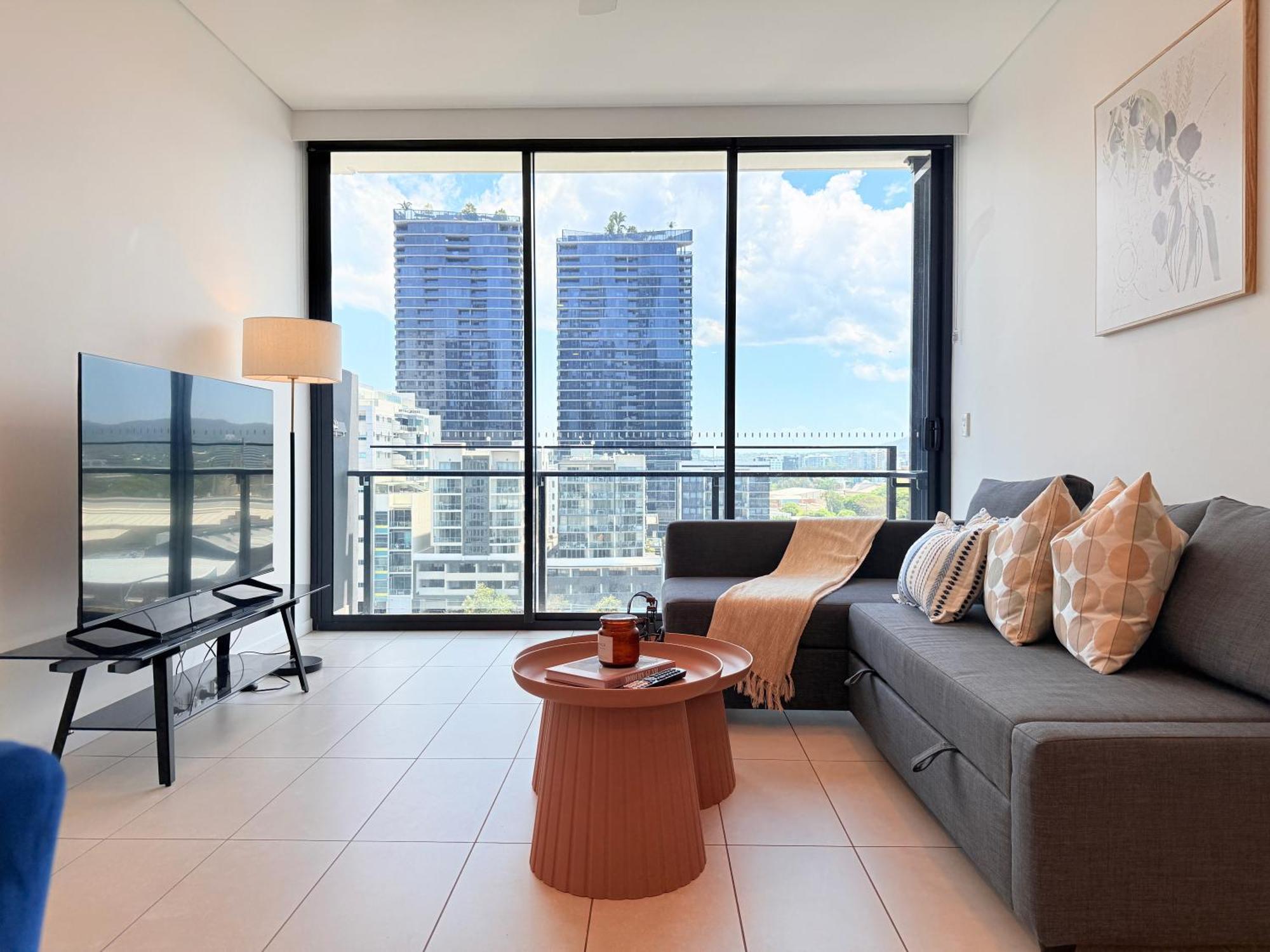 Apartment Southbank King And Sofa Bed With Free Parking *