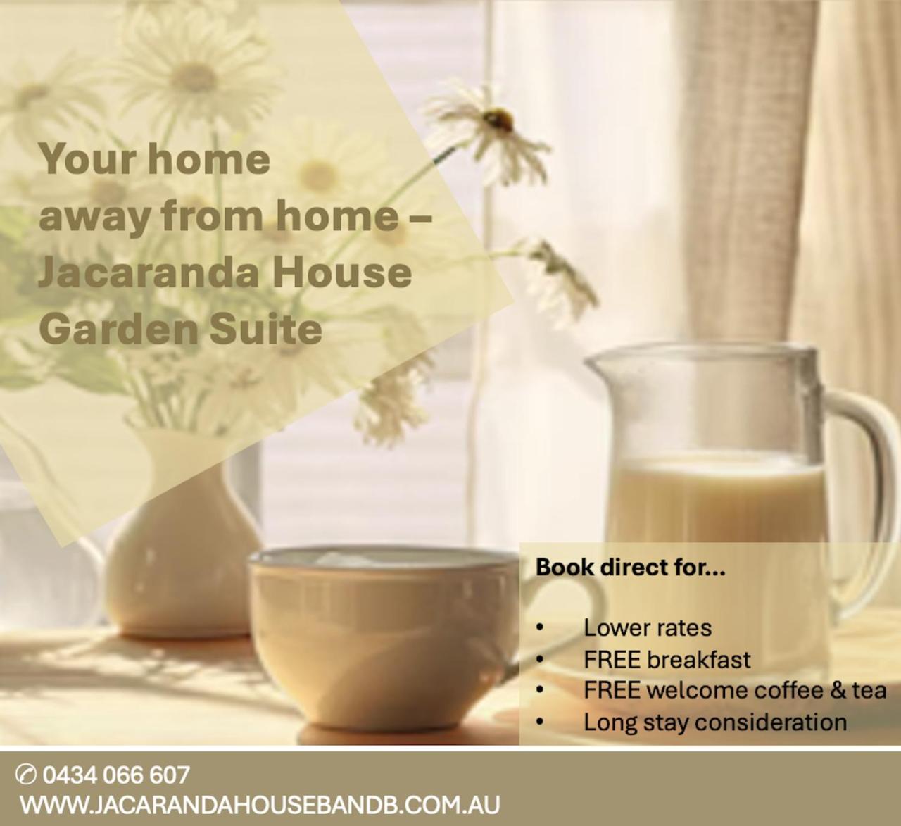 Jacaranda House Garden Apartment *