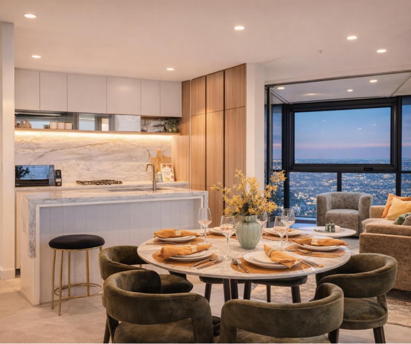 Apartment 2bed Luxe Queens Wharf - Carpark And View