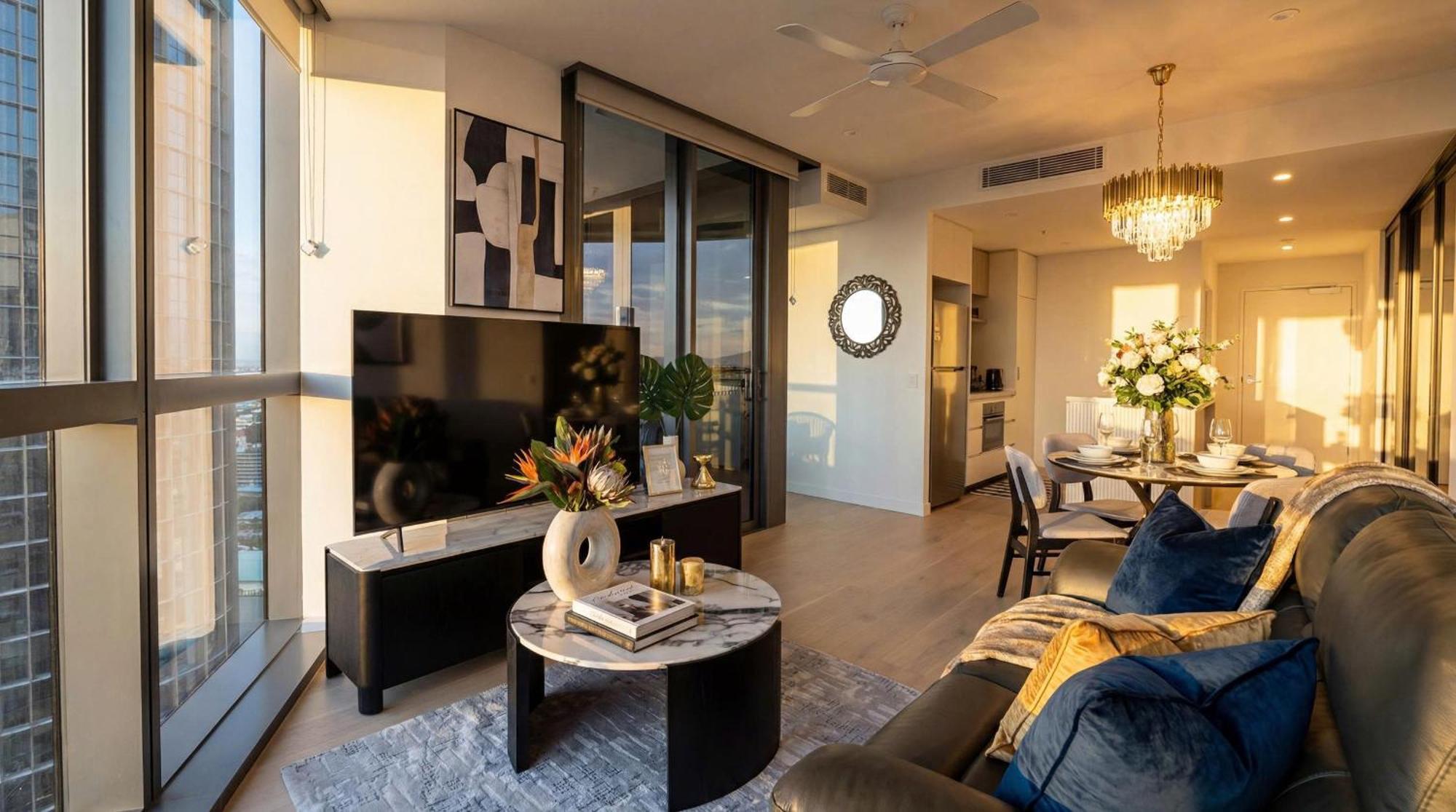 Apartment Luxury Riverfront Level 38 Queen's Wharf Tower Brisbane