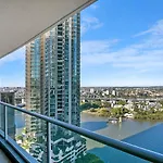 Modern Riverside Haven With Sweeping Balcony Views