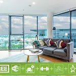 Stunning Getaway One King Bed With Unlimited Wi-fi Apartment Brisbane