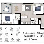 Stylish 2Br Apartment In Soda City Views Parking