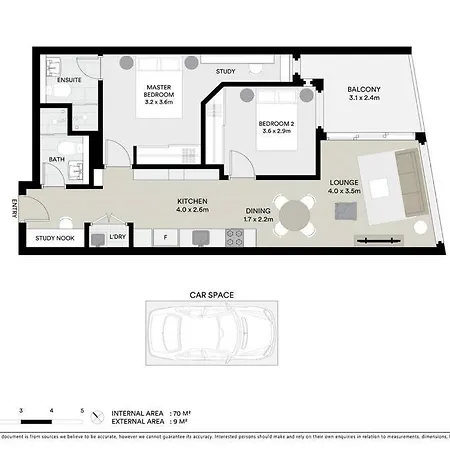 Newstead Ideally Located 2bed 2bath Free Parking In Heart Of Everything
